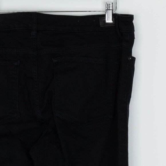 Lauren Ralph Lauren Womens Straight Leg Denim Jeans Size 16 Black Staple Capsule - Picture 5 of 6